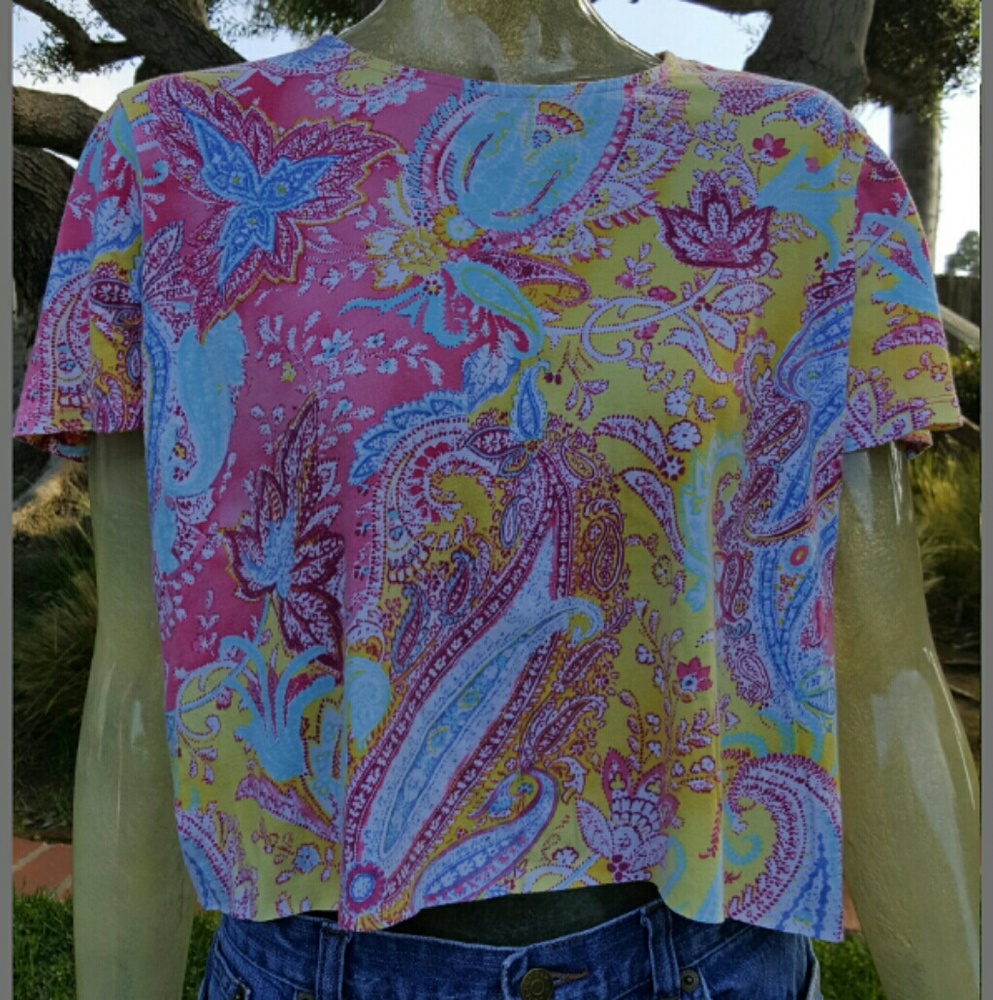 Vintage Ralph Lauren crop top